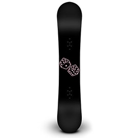 Rolling Dice Snowboard Sticker All Weather 6" Vinyl Decal - [Soft Pink]