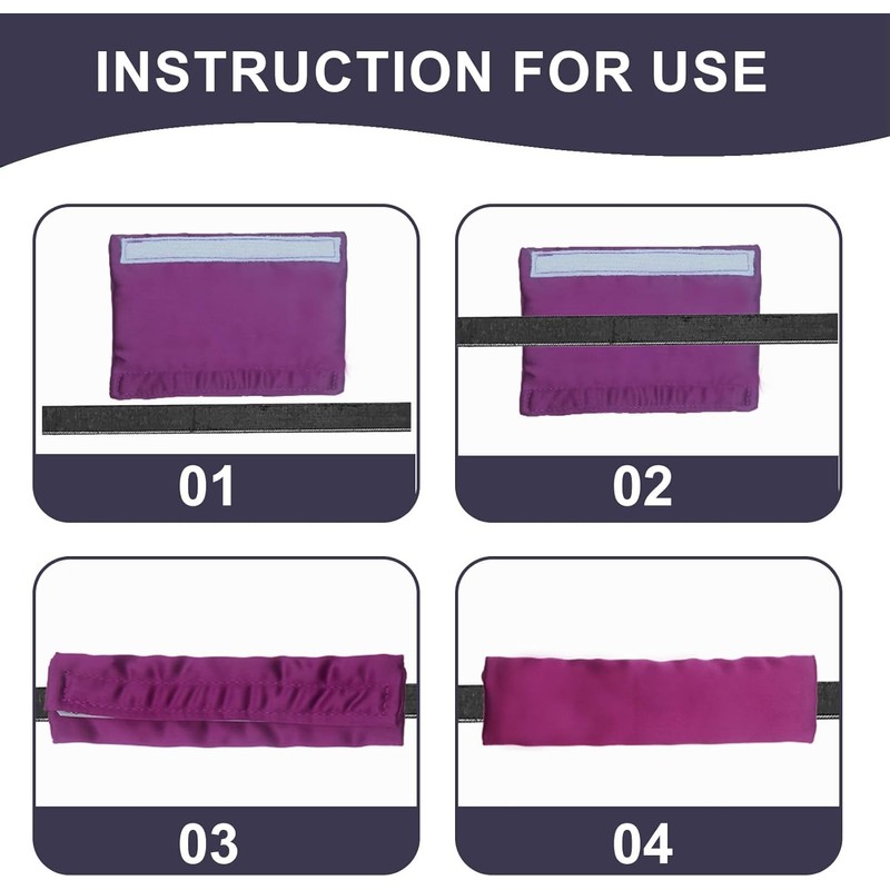 6 Packs CPAP Headgear Strap Covers, Universal and Reusable Comfort
