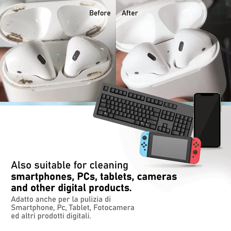 Universal Bluetooth Headphones, Airpods and Multifunction Headphones Cleaning Pen Set