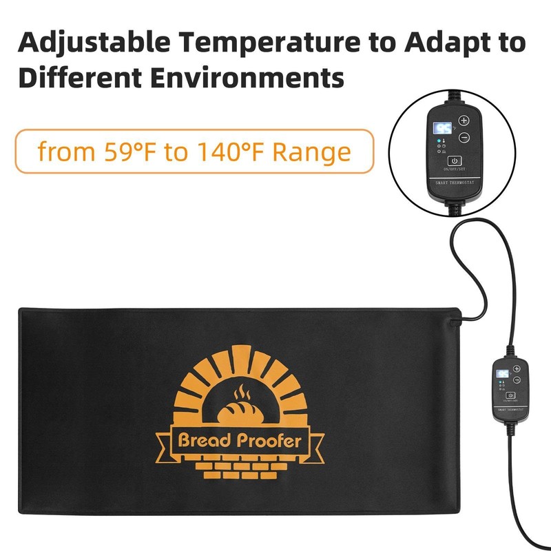 Bread Proofer Bread Dough Starter - 59°F - 140°F Adjustable