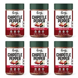 Pereg Chipotle Seasoning (4.25 Oz x 6 Pack) - Smoky Mexican Seasoning - Chipotle Powder - Bulk Spices & Seasoning - Non-GMO, No Preservatives, No Color