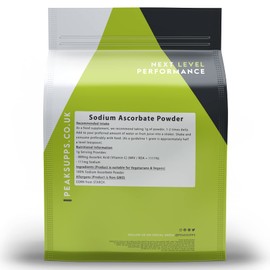 Peak Supps Sodium Ascorbate Powder 5Kg | Buffered Vitamin C | Vegan | Packaging May Vary