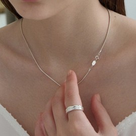925 silver veil necklace gift package / 925실버 베일 목걸이 선물패키지