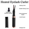 Heated Eyelash Curlers, Portable Heated Lash Curler Intelligent Power Off
