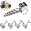 PACIOCEAN Cheese Grater, with 4 Stainless Steel Blades, Multi-Purpose Kitchen