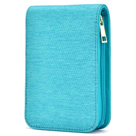 Lanxivi - Estuche para bolígrafo estilográfico, color turquesa, impermeable, para bolígrafos, bolsa organizadora