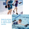 Sporti Aquatic Fitness Light Dumbbells Water Weights - Blue