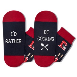 Zmart Unisex Cooking Socks Baking Socks Chef Socks Baker Socks, Cooking Gifts Baking Gifts Chef Gifts Baker Gifts Pastry Gifts