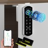 Eseesmart Smart Cabinet Lock, Magnetic Digital Electronic RFID Keyless Bluetooth