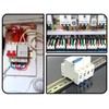Lhbwhiz Pack of 3 DIN Rail, DIN Rail, Row Terminals,