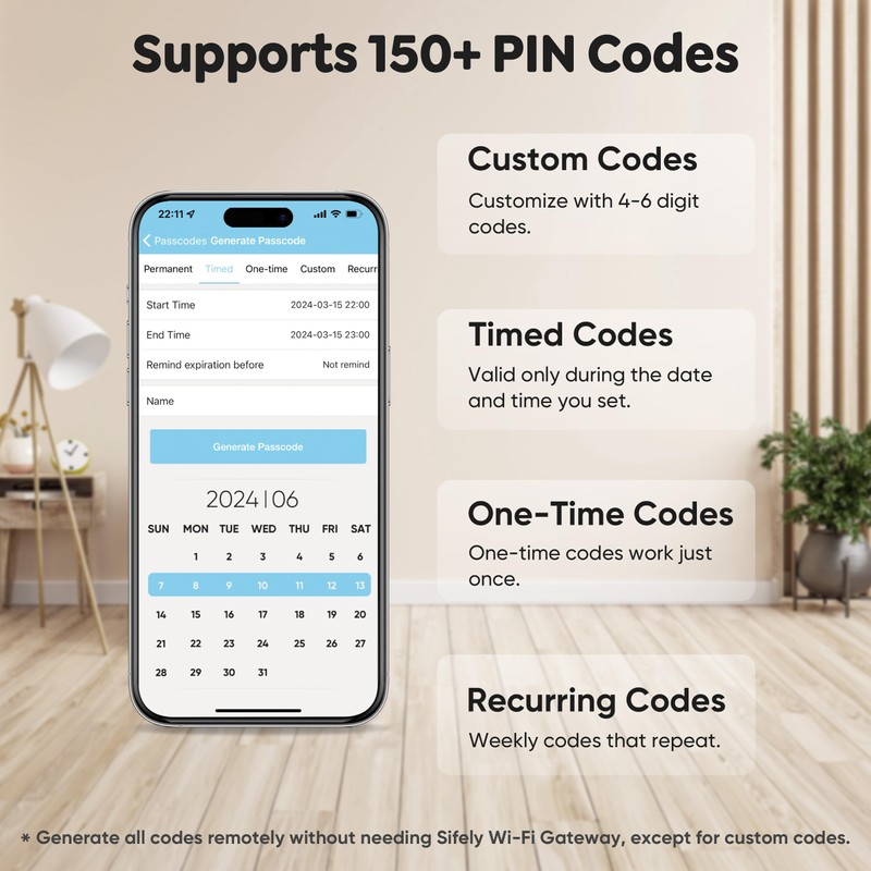 Fingerprint Smart Deadbolt with Keypad – Keyless Entry Lock for