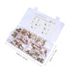 CHILDWEET 40pcs Pipe Clamp Double Wire Hose Clamp Bolt Wire