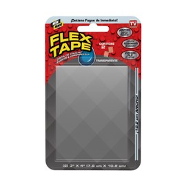 Flex Tape MINI Cinta de Caucho Fuerte e Impermeable; Proyectos de Interior y Exterior Para Parchar, Unir, Sellar y Reparar; Sella Fugas Instantáneamente con su Respaldo Grueso, Flexible y de Goma; Ideal Para Reparaciones en el Hogar, Cubrir Grietas, Aguj