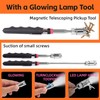 LOZAGU 2 Pack Telescoping Magnet Pick-up Tool Set (16lb Pull