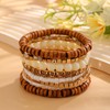 ZKBKJSPZJB 8Pcs Bohemian Beads Bracelets Set Colorful Cube Multi Strand