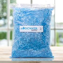 MagicWater Supply - 2 LB - Light Blue - Crinkle Cut Paper Shred Filler great for Gift Wrapping, Basket Filling, Birthdays, Weddings, Anniversaries, Valentines Day, and other occasions