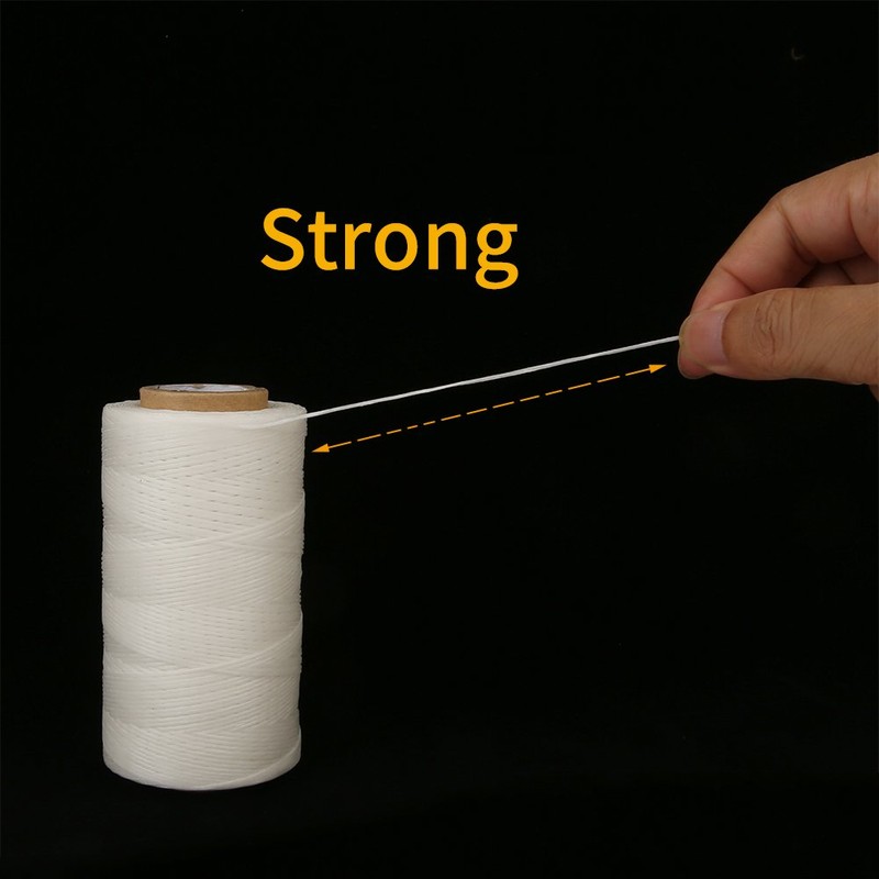 Tenn Well 328 Yards Leather Sewing Waxed Thread, 150D 1MM