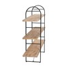Main + Mesa Eitri Wood and Metal Adjustable Shelving Unit,