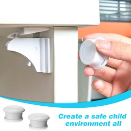 Pack of 4 Replacement Keys for Magnetic Cabinet Locks, Baby Safety Magnetic Locks, Replacement Keys for Baby Safety, Safety Magnetic Cabinet Lock Accessories