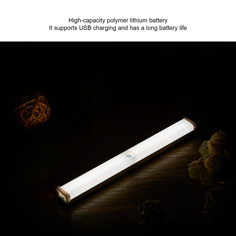 LED Closet Light Motion Sensor 2-Gear Portable USB Drawer Light