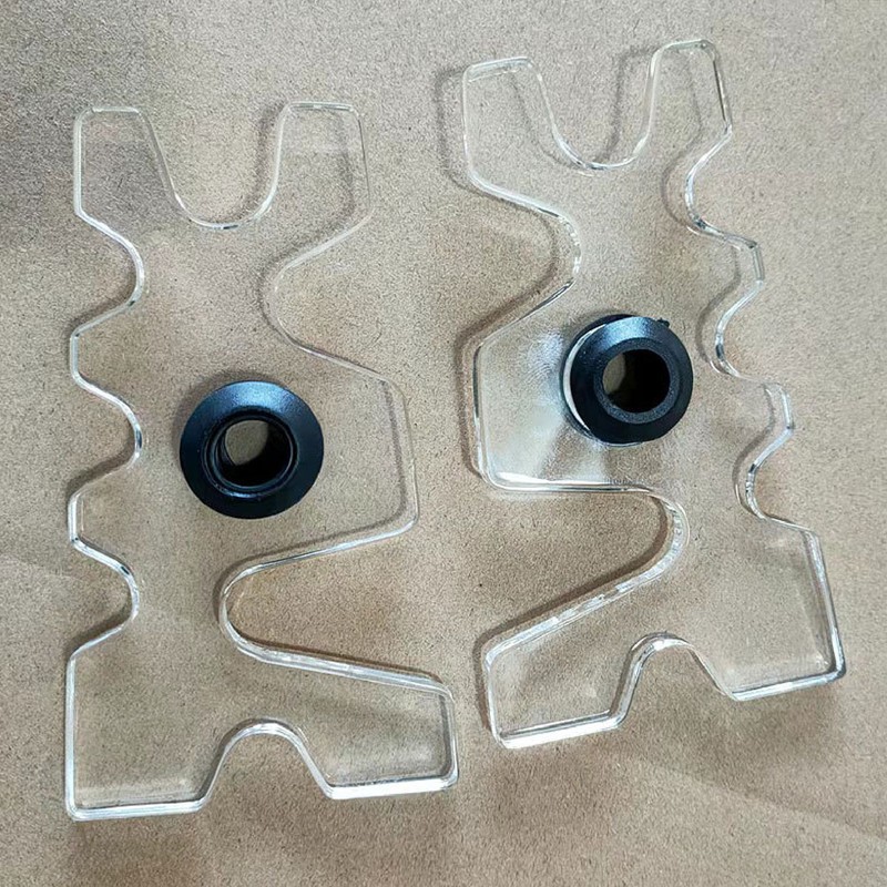 Clear Plastic Pool Billiard Cue Bridge Head Pool Stick Holder
