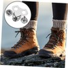 OATIPHO 30Pcs Durable Alloy Shoe Lace Hooks for Boot Repair
