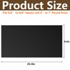 DECOHS 8 Pcs Fence Post Protection, 24.4 x 8.4 Inch