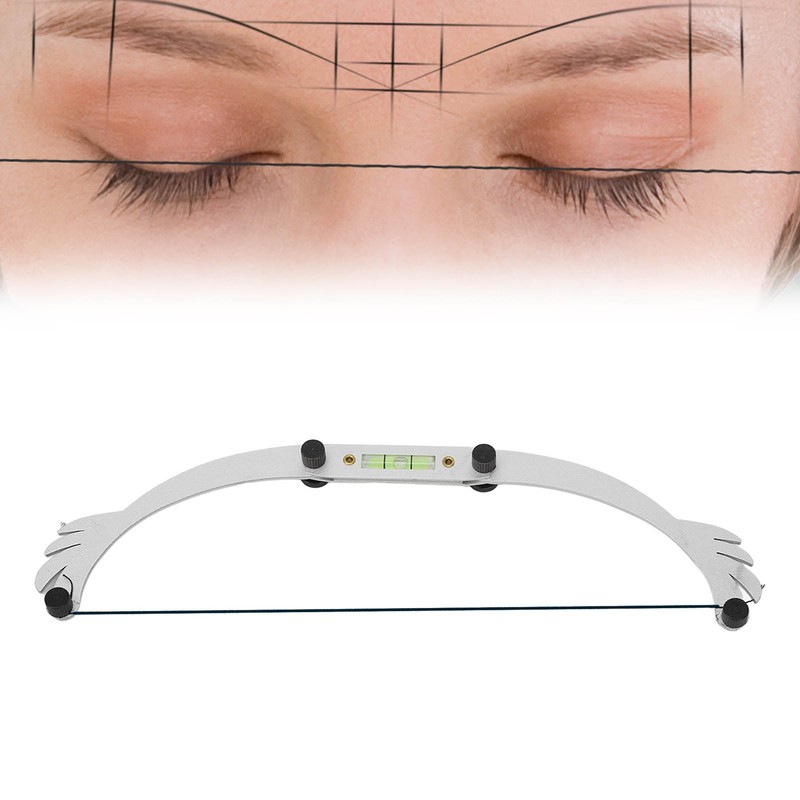 Eyebrow Ruler Mapping Kit Semi Permanent Stainless Steel Eyebrow Mapping