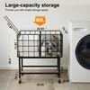 WOWLIVE Rolling Laundry Hamper with Wheels, 80L Heavy Duty Laundry