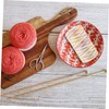 IWOWHERO 1roll Ice Yarn for Crocheting and Weaving Multi-use Hand