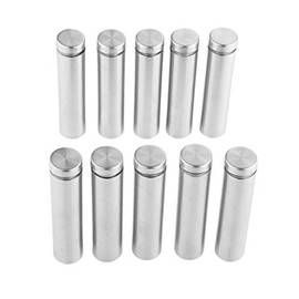 10pcs 16x70mm Advertisement Nails Barrel Screws Glass Standoff Pins Stainless Steel