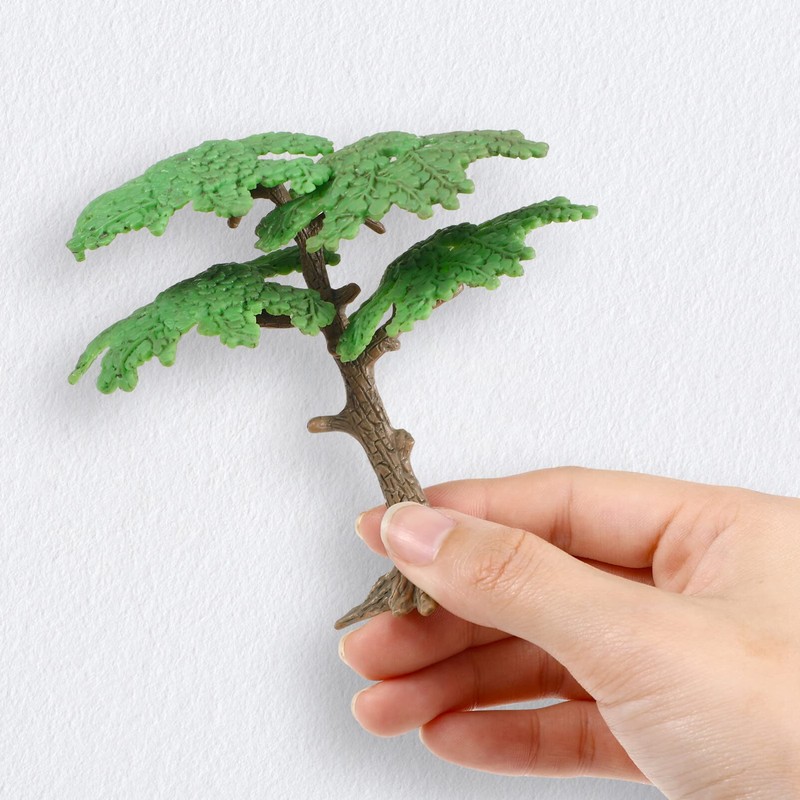 Toddmomy Model Pine Trees, 3Pcs Model Train Trees Miniature Trees