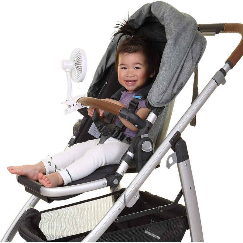 Dreambaby Caged Deluxe EZY-Fit Clip On Fan, White, S