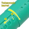 Document Storage Tube, DEWEL Plastic Expandable Carrying Case Store and