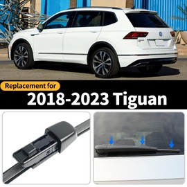 Gardimu Replacement for Volkswagen Tiguan 2018-2024 Rear Windshield Wiper Blade and Arm Assembly