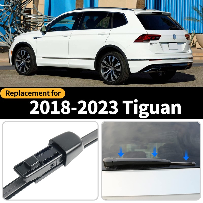 Gardimu Replacement for Volkswagen Tiguan 2018-2024 Rear Windshield Wiper Blade