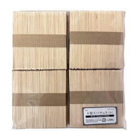 Disposable Wood Spatulas Medium 400pcs 9.2mm x 114mm Wood Spatula