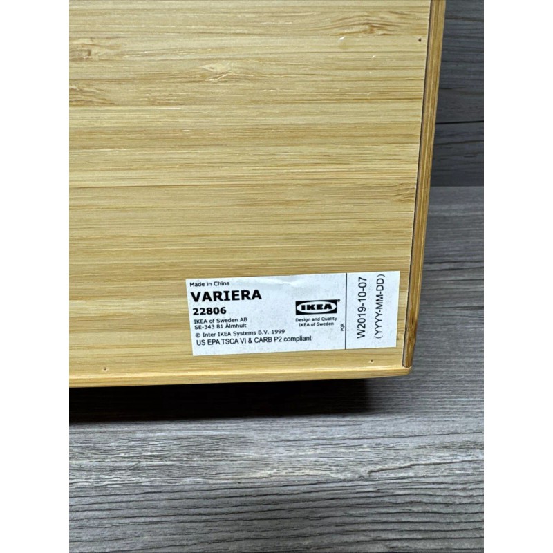 IKEA Variera Bamboo Utensil Drawer Organizer Home Storage 22806