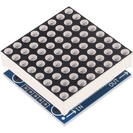 5PCS MAX7219 8x8 Dot Matrix LED Display Module 5V MCU Control MAX7219 8 * 8 LED Dot Matrix DIY Kit (Green)