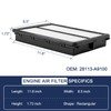 Hyundai Palisade Engine and Cabin Air Filter Set (2020 2021