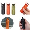 Vogueing Tool Waterproof Pill Holder EDC Container Metal Survival Capsule