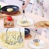 Potato Masher Heavy Duty Stainless Steel Potato Non-Stick Nylon Mesher