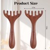 2 Pcs Scalp Gua Sha Combs, Loc Comb for Retwist,