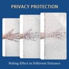 Shower Curtains Mould Proof Resistant -3D Effect Pebble Clear Shower