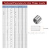 HARFINGTON 10pcs Wire Thread Inserts M10 x 1.5 3D 304