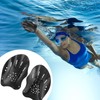 Pamtns 1 Pair Hand Paddles Swimming Unisex Adult Swimming Training