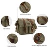 Kattee Leather Canvas Camera Bag Vintage DSLR SLR Messenger Shoulder