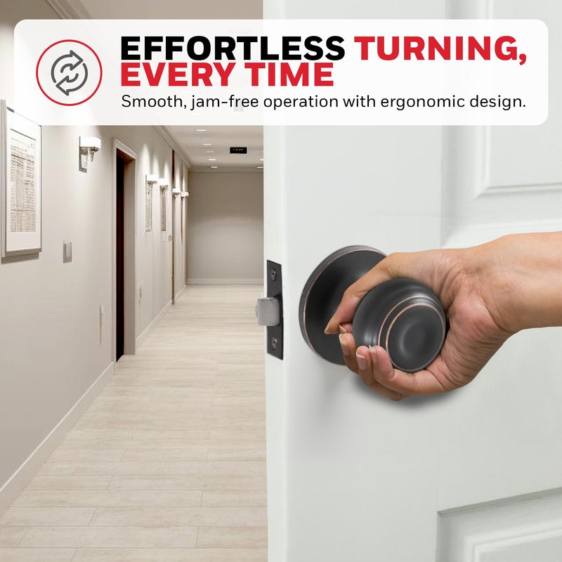 Honeywell Safes & Door Locks - Classic Passage Door Knob