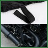 Motoforti M Black Motorcycle Half Cover Waterproof Rain Dust UV