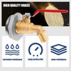 Enoch's Land 55 Gallon Drum Spigot,2" Brass Barrel Faucet with
